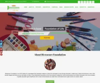 Biswocarefoundation.org(BiswoCare Foundation) Screenshot