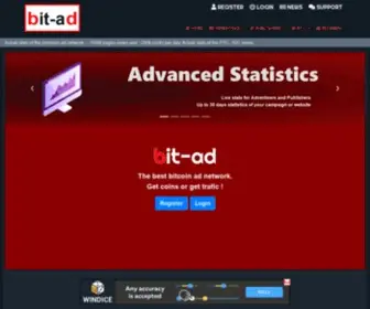Bit-AD.com(The best bitcoin ad) Screenshot