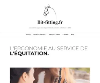 Bit-Fitting.fr(Conseil en ergonomie équestre embouchures & briderie) Screenshot