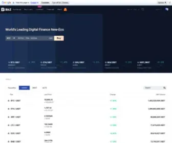 Bit-Z.pro(Leading new digital finance ecology of the world /bitcoin /Ethereum /USDT /margin trading platform) Screenshot