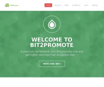 Bit2Promote.com(Bit2Promote) Screenshot