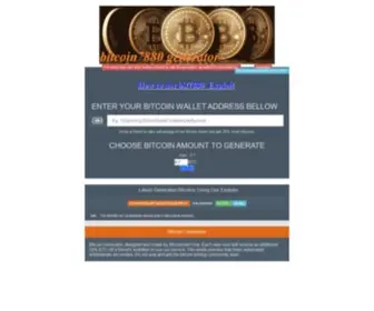 Bit7880.com(Generate bitcoins for free without invest fast and easy) Screenshot