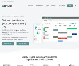 Bitabiz.com(Fraværsregistrering) Screenshot