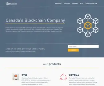 Bitaccess.co(Canada's Blockchain Company) Screenshot