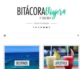 Bitacora-Viajera.com(Bitácora Viajera by Maru Mutti) Screenshot