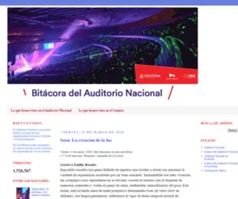 Bitacoradelauditorio.com(Bitácora) Screenshot