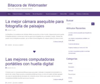 Bitacoradewebmaster.com(Bitacora de Webmaster) Screenshot
