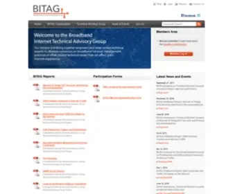 Bitag.org(Broadband Internet Technical Advisory Group) Screenshot