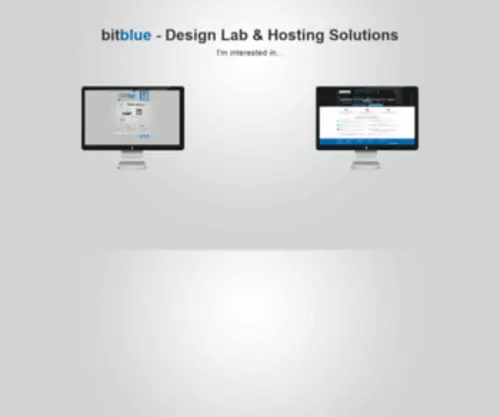 Bitblue.net(Design Lab & Hosting Solutions) Screenshot