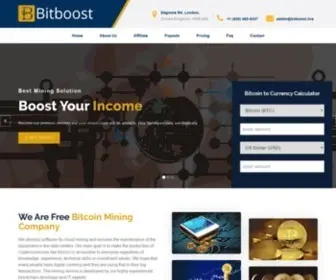 Bitboost.live(How to start bitcoin mining in 2020. Let's join with best Bitcoin cloud mining service which) Screenshot