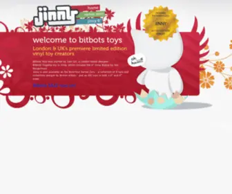 Bitbots.co.uk(The home of Jinny Bigtop by Jon Burgerman and Jinny Series Zero blindbox) Screenshot