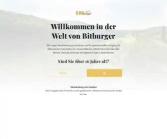 Bitburger.de(Bitburger Premium Pils) Screenshot
