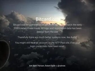 Bitcard.org(Bitcard) Screenshot