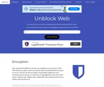 Bitchop.net(Unblock Web & Unblock Videos) Screenshot