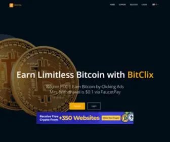 Bitclix.io(Bitcoin PTC) Screenshot