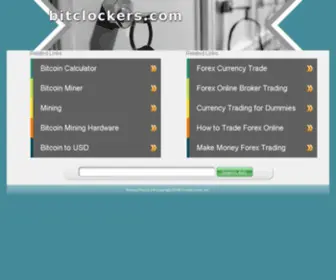 Bitclockers.com(Bitcoin Mining Pool) Screenshot
