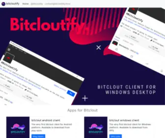 Bitcloutify.store(Bitclout platform) Screenshot