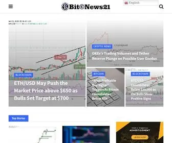 Bitcnews21.com(Daily Crypto Updates) Screenshot