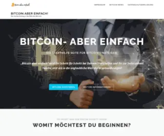 Bitcoin-Aber-Einfach.de(Bitcoin aber Einfach) Screenshot