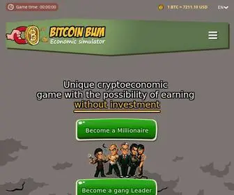 Bitcoin-Bum.com(Bitcoin Bum) Screenshot