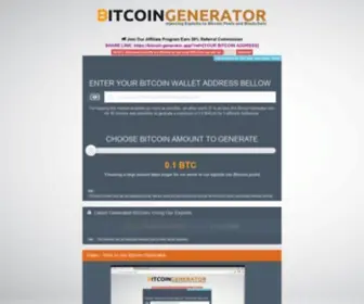 Bitcoin-Generator.app(Bitcoin Generator App) Screenshot