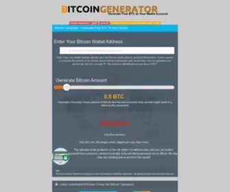 Bitcoin-Generator.fun(The Bitcoin Generator) Screenshot