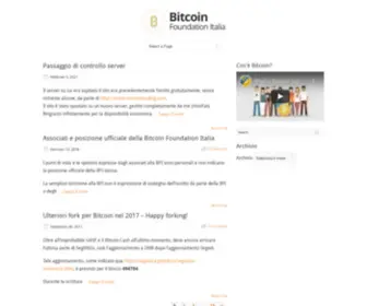 Bitcoin-Italia.org(Bitcoin Foundation Italia) Screenshot