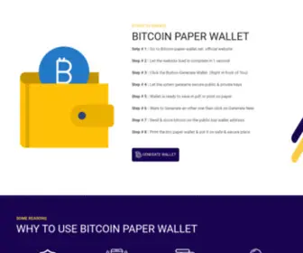 Bitcoin-Paper-Wallet.net(Bitcoin Paper Wallet) Screenshot