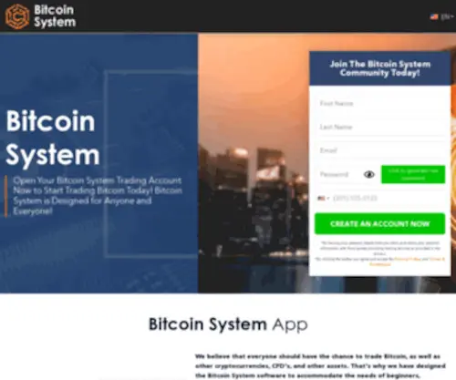 Bitcoin-SYstem.site(Bitcoin System) Screenshot