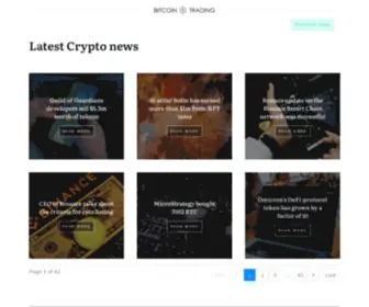 Bitcoin-Trading.io(Crypto news and reviews) Screenshot