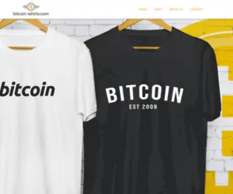 Bitcoin-Tshirts.com(חולצות) Screenshot