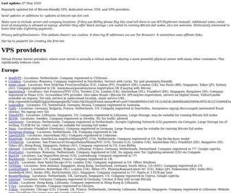 Bitcoin-VPS.com(Massive list of Bitcoin) Screenshot