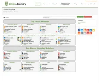 Bitcoin.directory(High Quality Bitcoin Websites) Screenshot