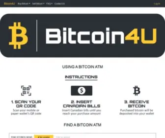 Bitcoin4U.ca(Bitcoin Canada) Screenshot