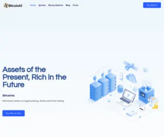 Bitcoinas.org(Portal investment management) Screenshot