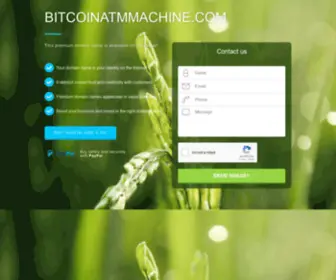 Bitcoinatmmachine.com(BITCOINATMMACHINE) Screenshot