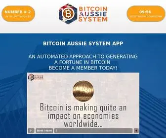 Bitcoinaussiesystems.com(Bitcoin Aussie System) Screenshot