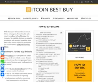 Bitcoinbestbuy.com(Buying Bitcoins Online) Screenshot