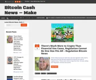 Bitcoinbigcash.monster(Bitcoin Cash News) Screenshot