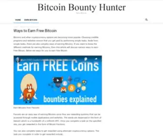 Bitcoinbountyhunter.com(All Your Ethereum News In One Place) Screenshot