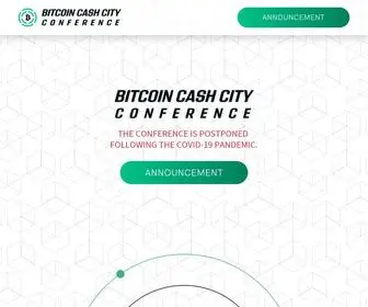 Bitcoincashcity.com(Bitcoin Cash City conference) Screenshot