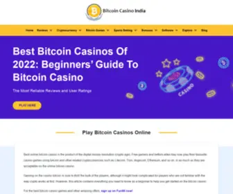 Bitcoincasinosindia.com Screenshot