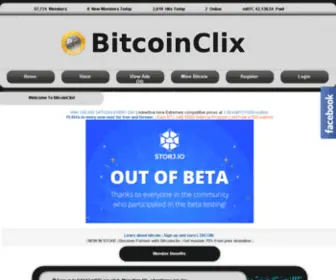 Bitcoinclix.com(Bitcoinclix) Screenshot