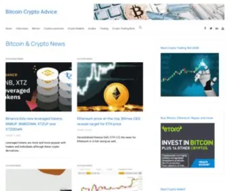 Bitcoincryptoadvice.com(Bitcoin, Ethereum, Crypto News, Blockchain) Screenshot