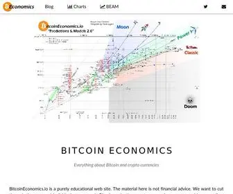 Bitcoineconomics.io(Bitcoin Economics) Screenshot