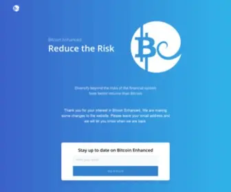 Bitcoinenhanced.io(Bitcoinenhanced) Screenshot