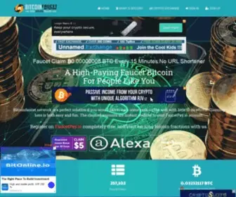 Bitcoinfaucet.network(Instant Paying Bitcoin Faucet) Screenshot