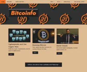 Bitcoinfo.xyz(Bitcoinfo) Screenshot