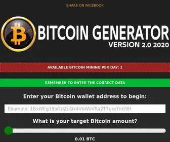 Bitcoingenerator.digital(Free bitcoin hack) Screenshot