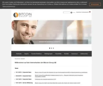 Bitcoingroup.com(Bitcoin Group SE) Screenshot